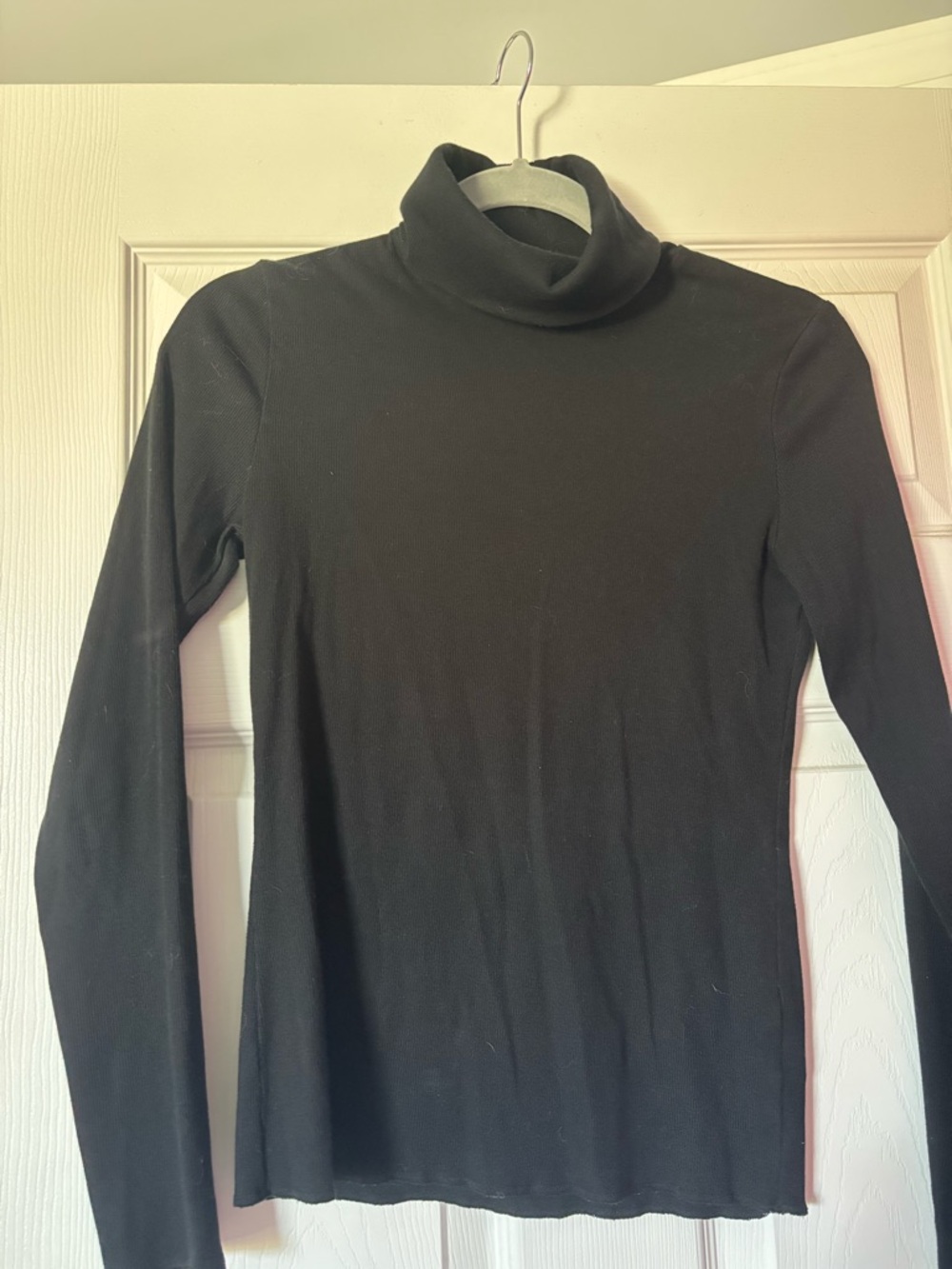 Target Black Turtleneck Long-Sleeve Top